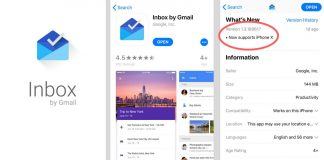 Inbox by Gmail iPhone X