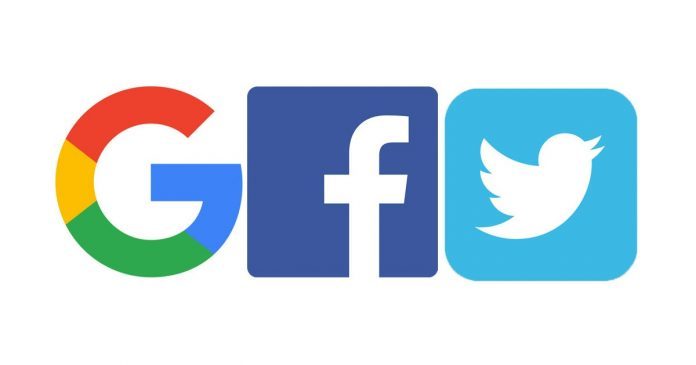 AB Google, Facebook ve Twitter