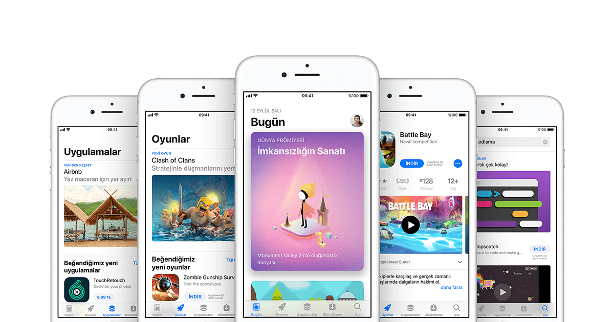 App Store Uygulamalarının Sayısı 