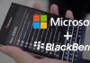 BlackBerry ve Microsoft