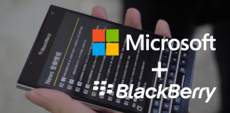 BlackBerry ve Microsoft