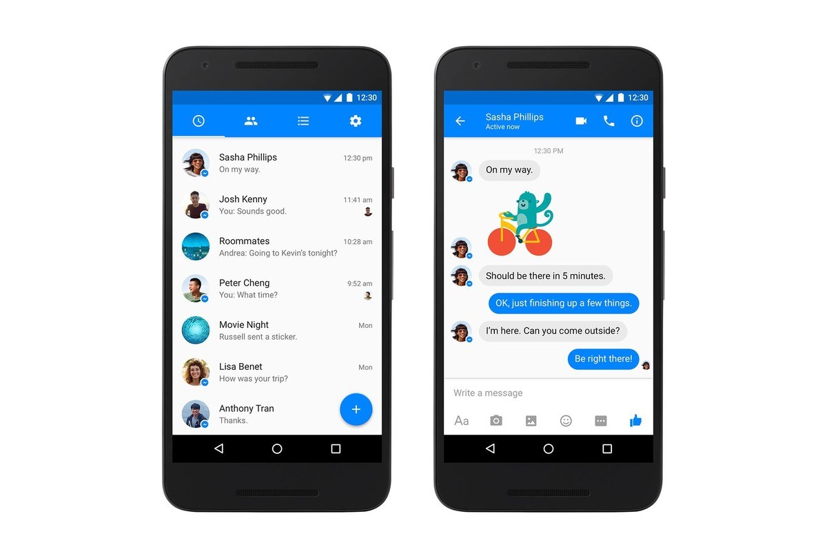 Facebook Messenger Yeni Tasarımı