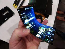 LG katlanabilir telefon 