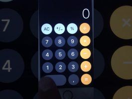 iOS 12 hesap makinesi hatası