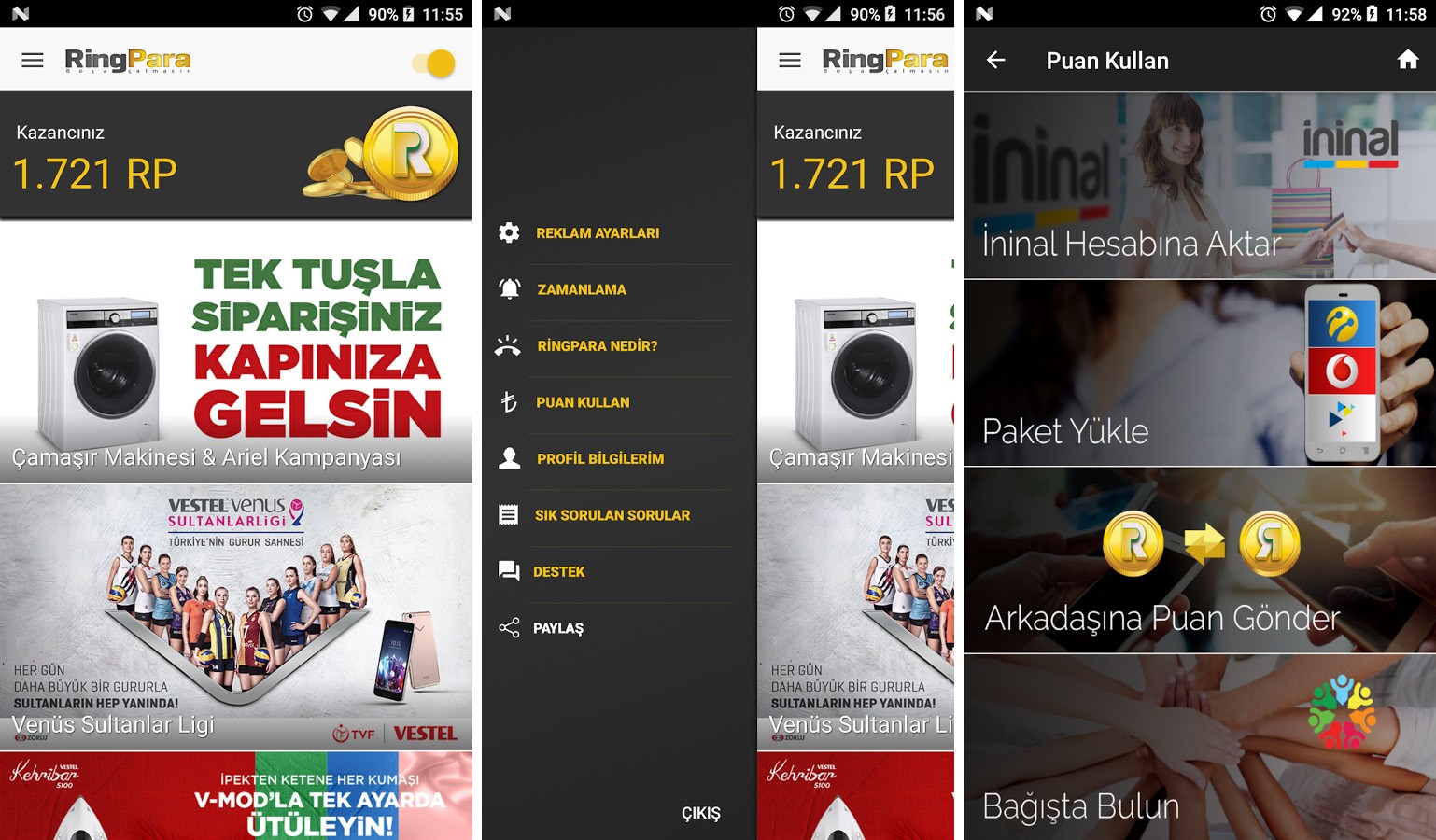 RingPara Mobil Reklam Uygulaması