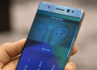 samsung falaxy S9 iris tarayıcı