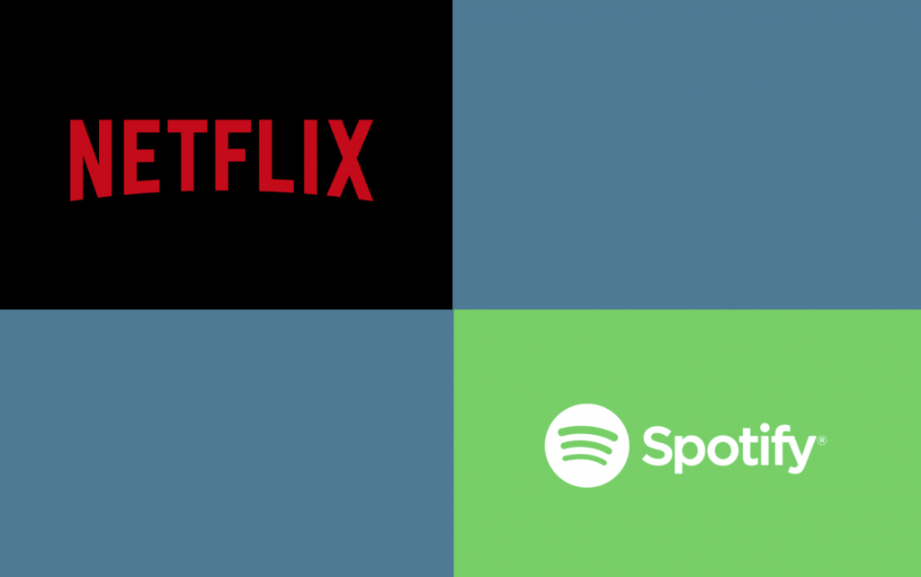 Netflix ve spotify