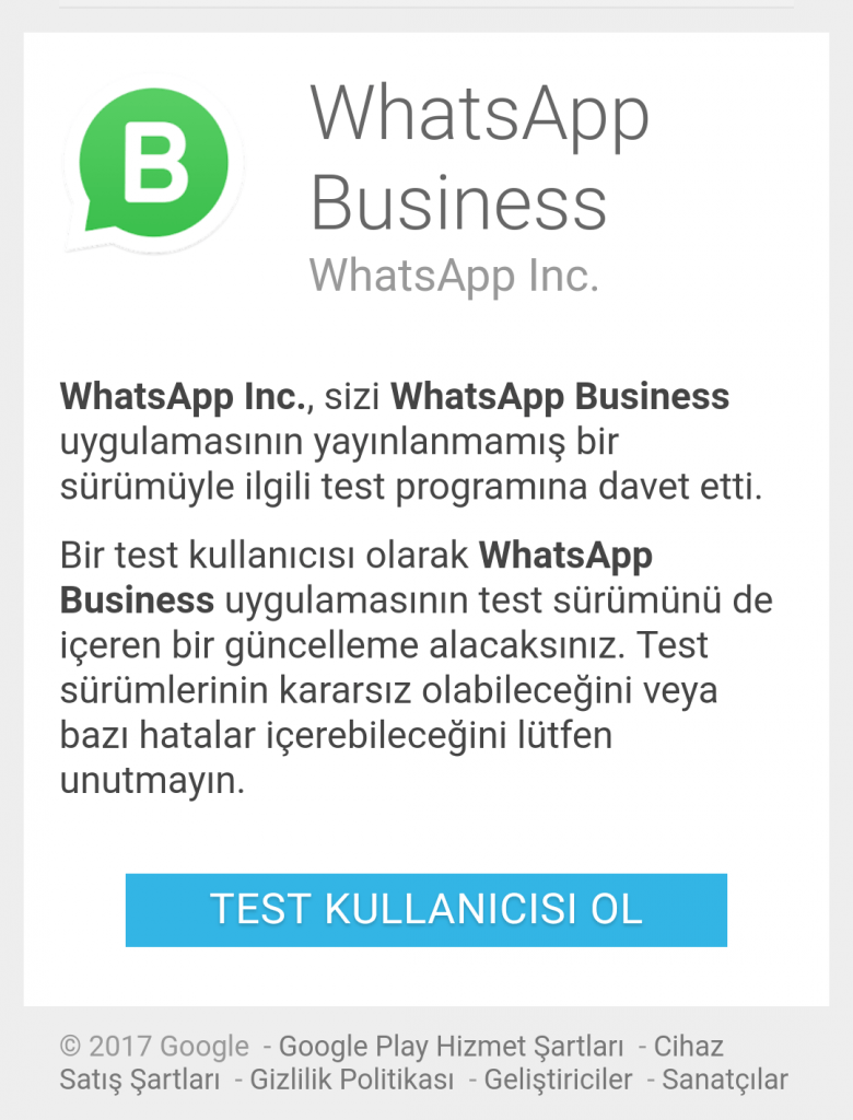 whatsApp Business