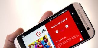 YouTube Android uygulamasına